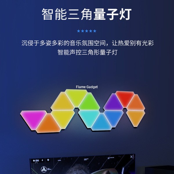 Triangle Led Wall Decor Panel Lights App Control